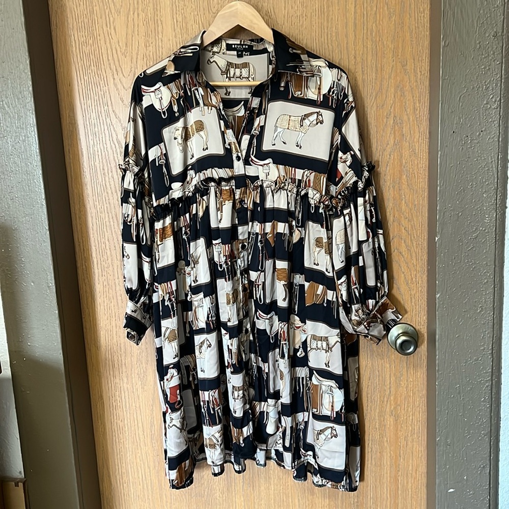 Silk one size fits all dress